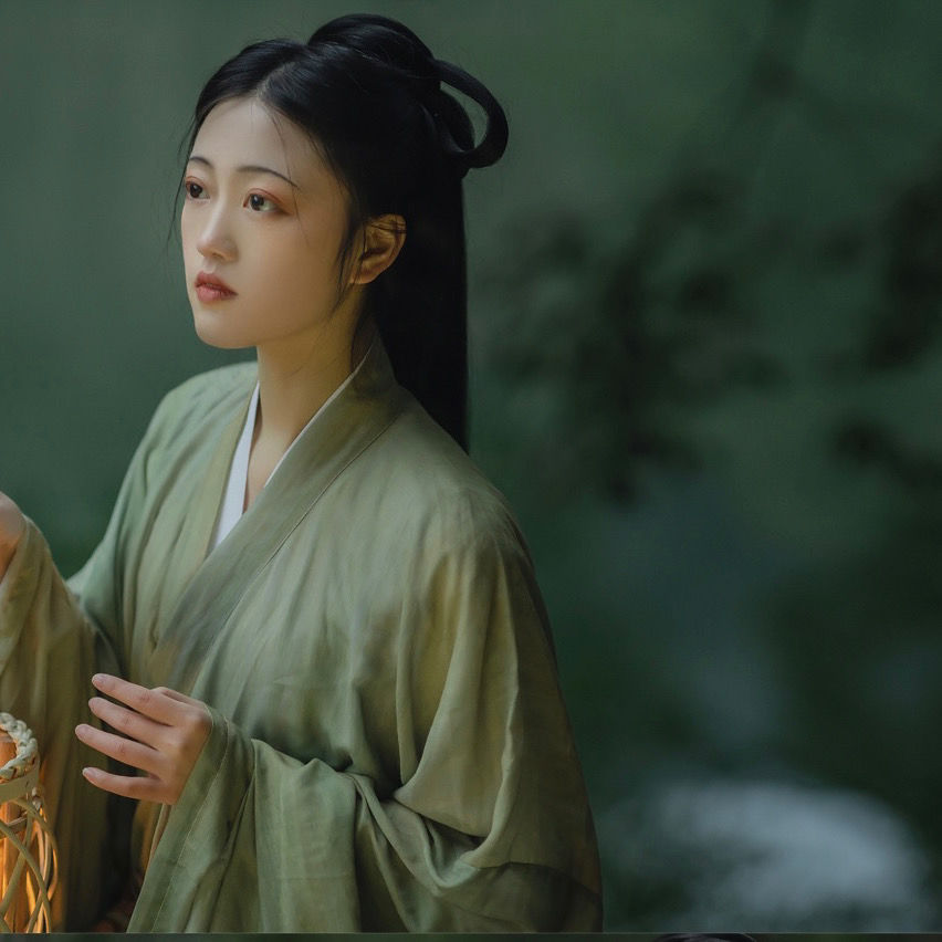 hzcl新品汉服夏天 轻薄 凉快齐腰涵美人原创汉服女召魏晋风汉服直裾超