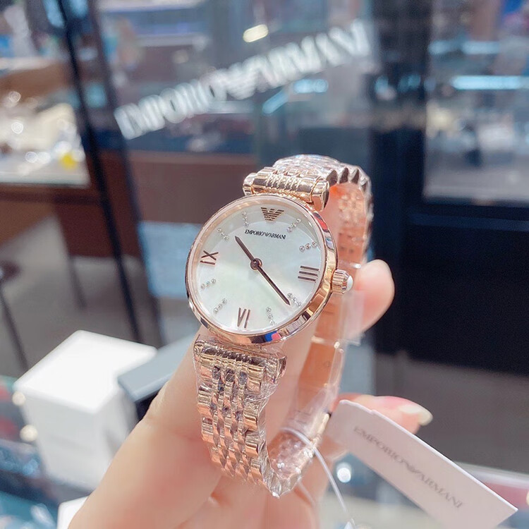 闪耀满天星女士手表法式名媛手表轻奢满天星28mm贝母镶钻小表盘气质