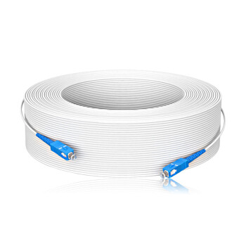 室内延长线1芯/3钢丝网络跳线光钎光纤尾纤电信光纤线入户专用室 白色
