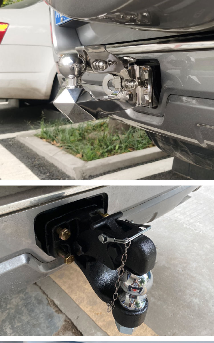 适用于2022款哈弗h9拖车钩15-h9 哈佛不锈钢钩牵引拖勾防追尾流氓钩