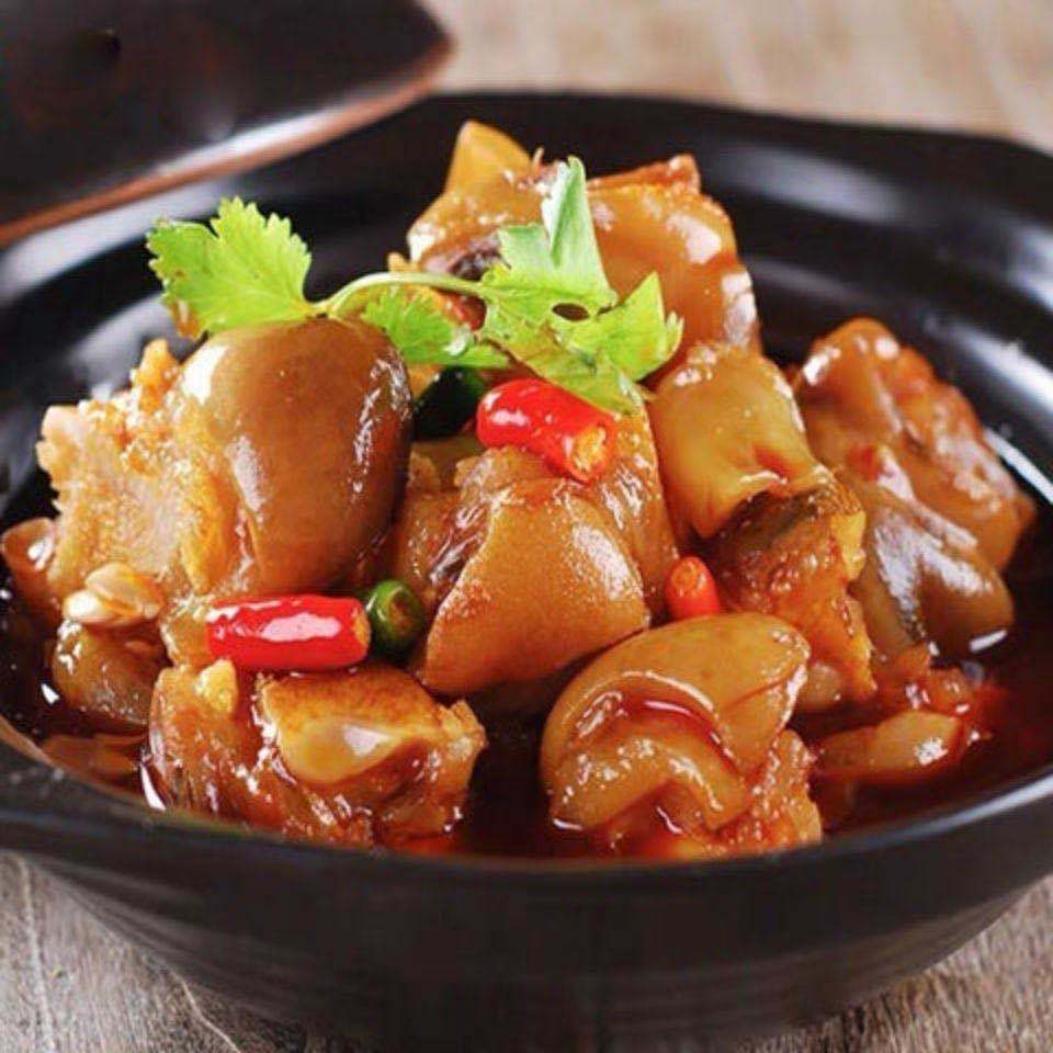 正宗草饲黄牛蹄筋牛蹄子牛肉剔骨牛腿半熟黄牛脚新鲜剔骨牛蹄1斤装