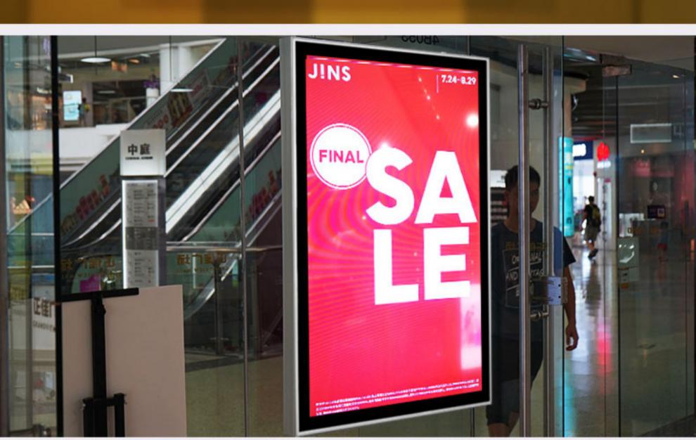 灯箱广告牌 挂墙式定做工行磁吸灯箱双面银行橱窗室内吊顶悬挂式广告