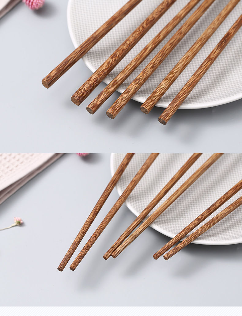 驰诺鸡翅木加长筷子炸油条油炸防烫火锅筷捞面无漆无蜡实木木质公筷