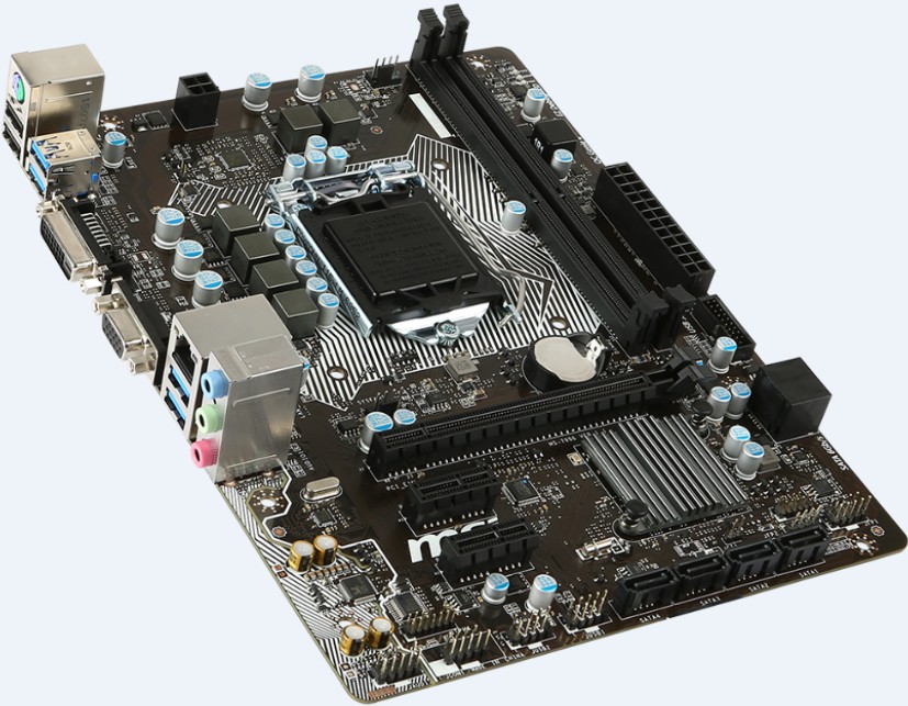 微星b250m bazooka b250主板ddr4 四内存槽 替z270 b150 h110 浅灰色