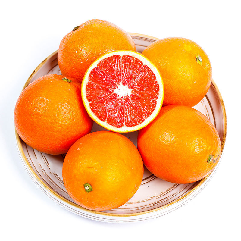 批发中华红橙新鲜水果橙子湖北秭归脐橙红肉血红心一整箱非赣南橙 5斤