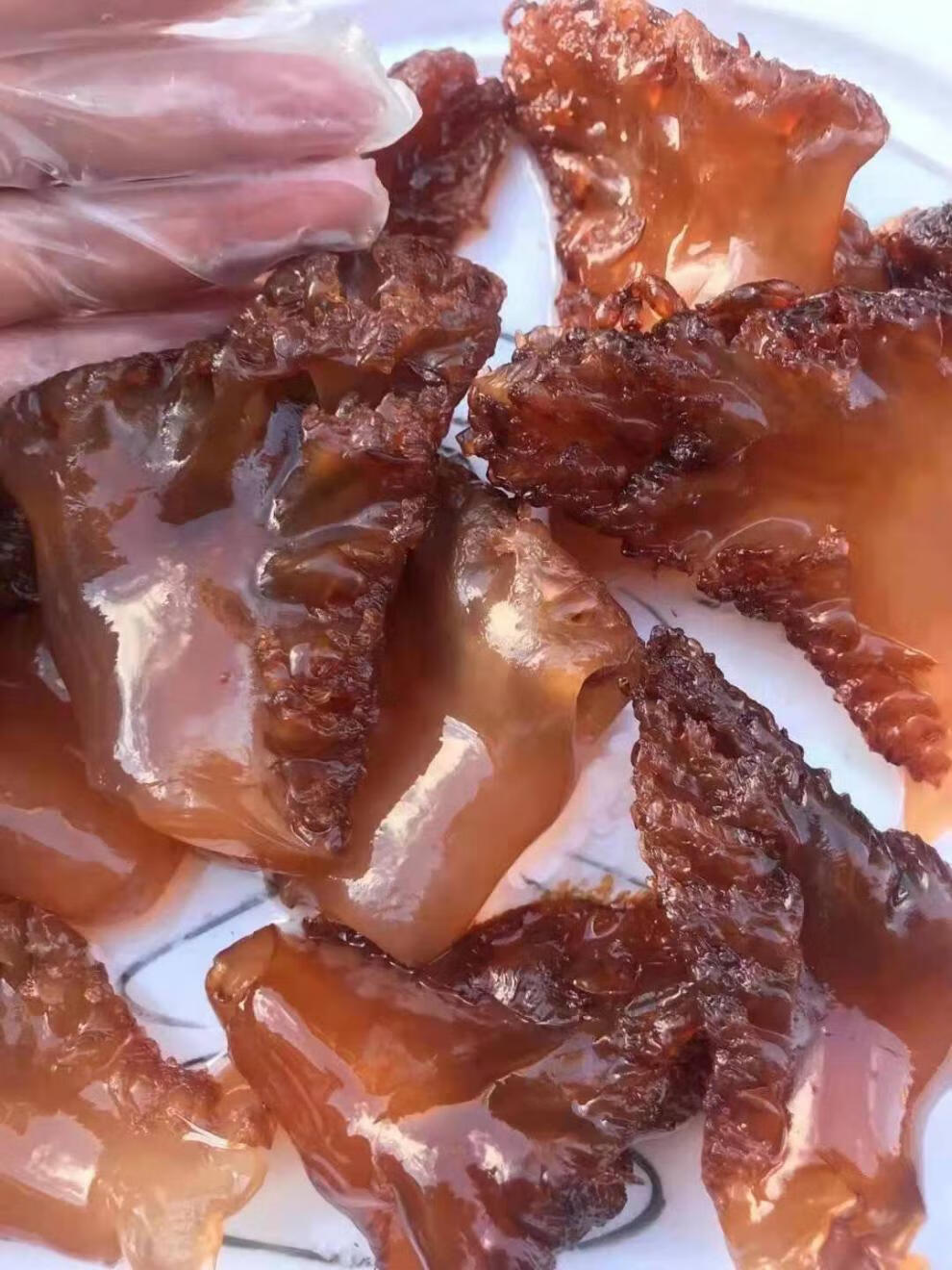 吕四海鲜特产 整颗野生海蜇 整头凉拌海蜇头 特脆 野生海蜇 特级大角