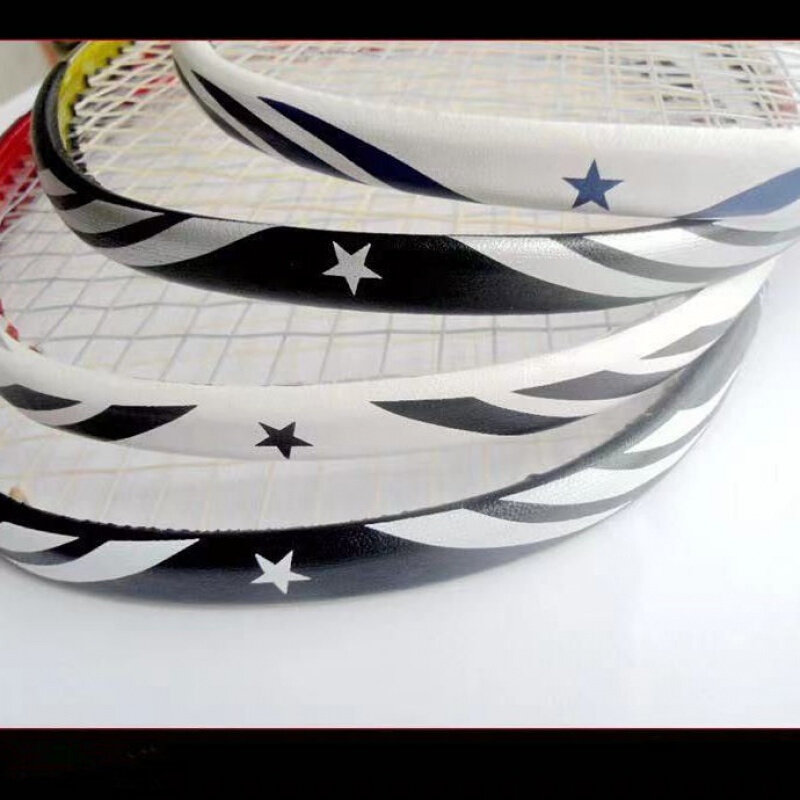 好质量防掉漆羽毛球拍保护胶拍框护头贴防刮花球拍护线保护膜耐磨边框