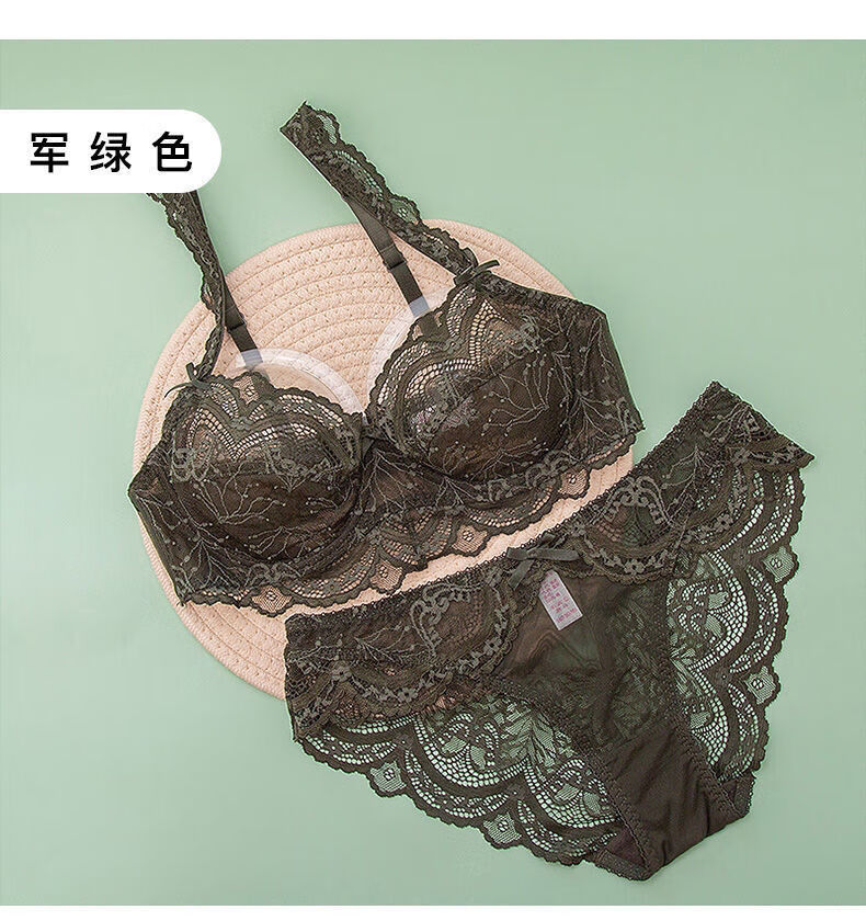 小性感蕾丝款内衣少女透明聚拢防下垂胸罩大码文胸白色文胸单件3270b