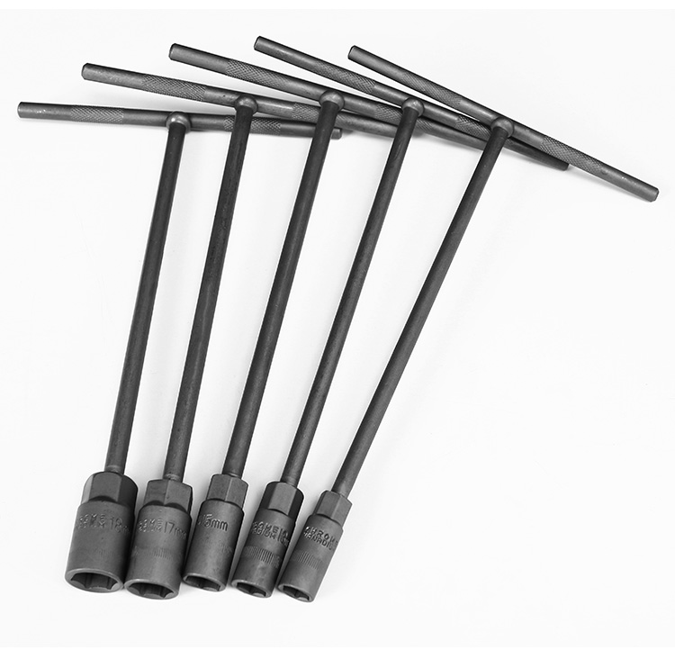 6-19mmt型套筒扳手外六角 丁字加长型t型外六方扳手汽车维修工具 t型7