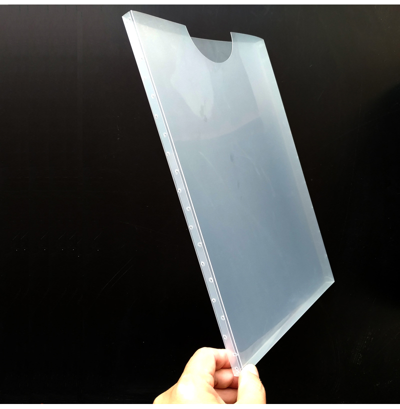 壁挂盒文具盒透明塑料资料盒封套盒文件壳a4透明文件盒可挂墙壁盒标