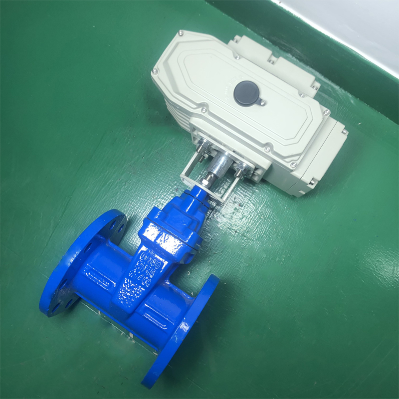 电动法兰闸阀z945x16弹性软密封水用电动阀dn50dn80