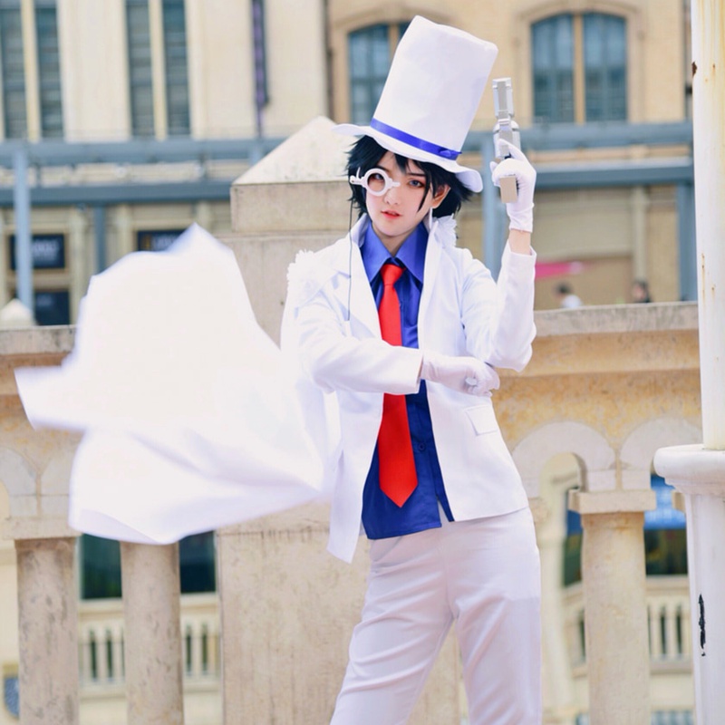 名侦基德cos服成人儿童怪盗的基德衣服全套cosplay服男女制服 服装