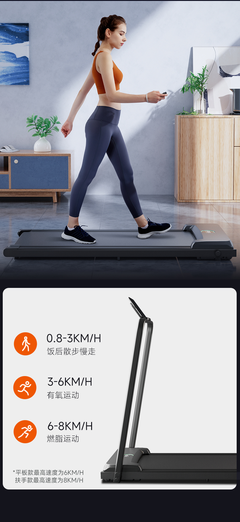 小米跑步机已接入米家跑步机家用款小型室内可折叠智能电动平面走步机