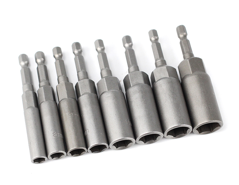 定制定制电动扳手套筒头套装批头8mm内六角加深风批手电钻全套螺丝刀