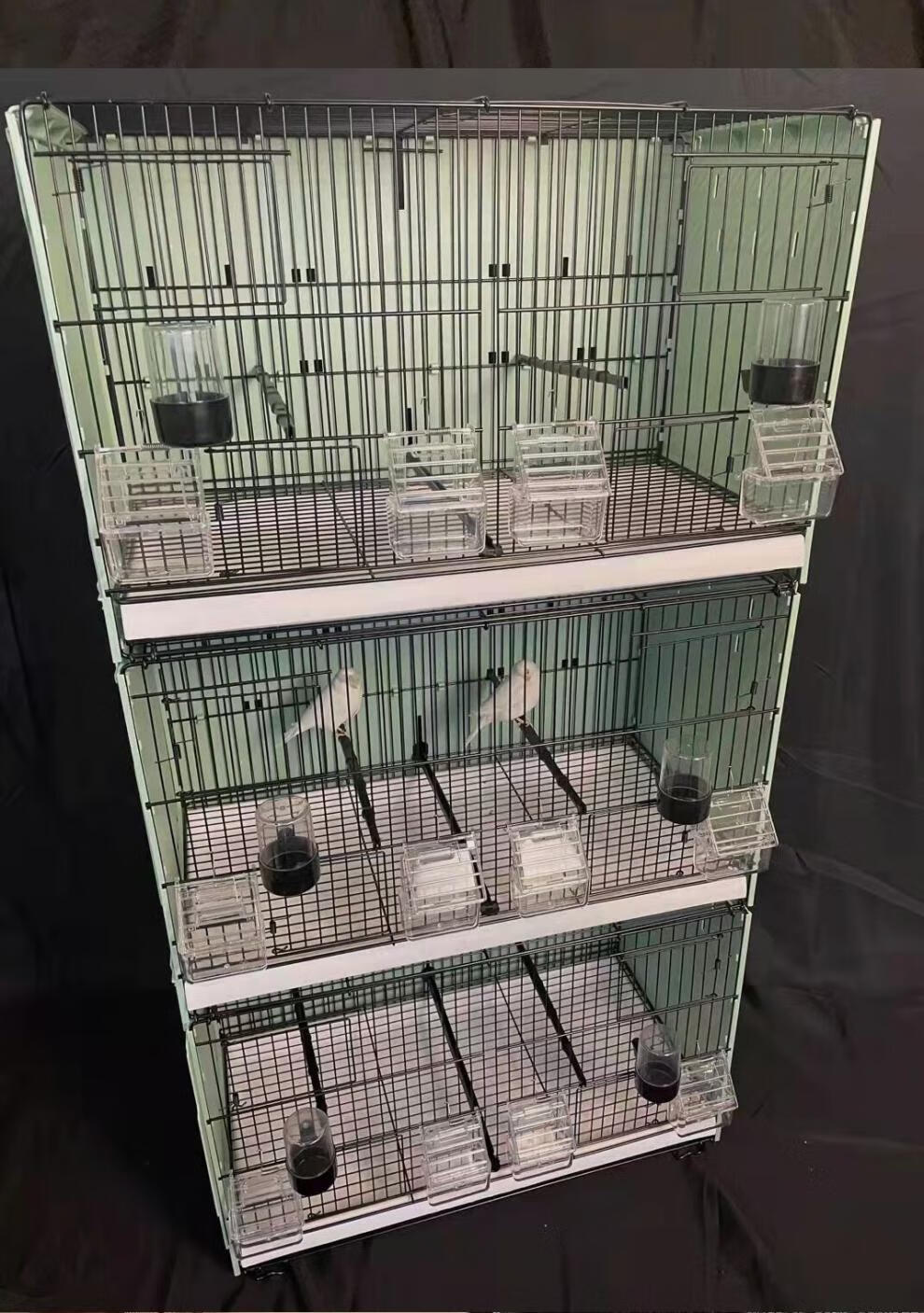 袁元3号自然繁殖笼 鸟笼 玉鸟金青灰燕大金黄芙蓉文鸟七彩 一个3号笼