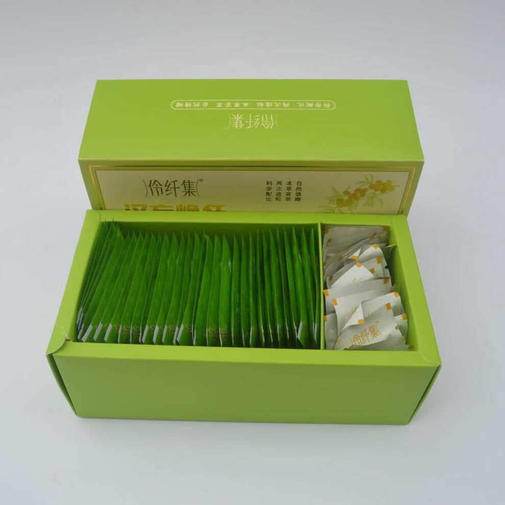 伶纤集汉方焕纤茶神纤茶沙棘阿胶茶白芸豆组合套装尊享版新品伶纤集30