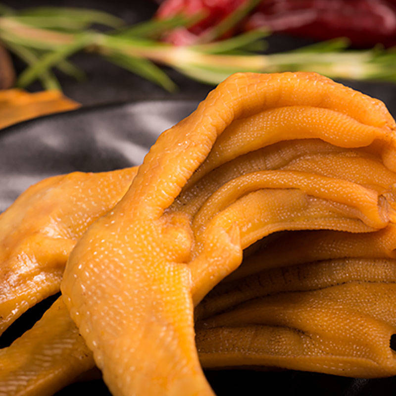 爱尝龙岩泡凤爪 福建龙岩特产下洋土楼客家泡爪香辣卤味休闲小食鸭掌