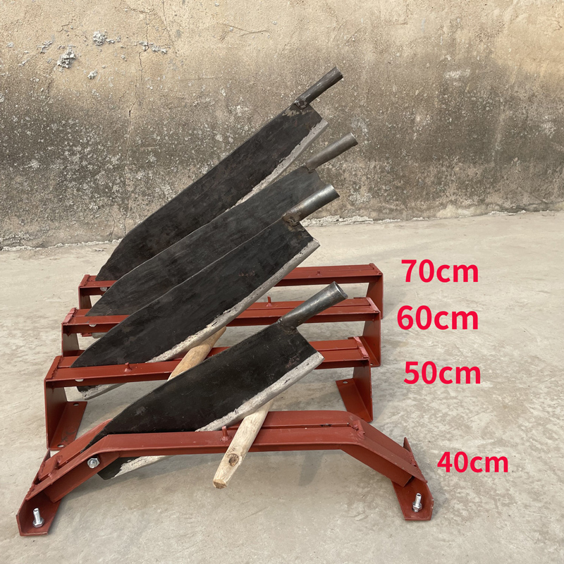 铡刀家用切草刀侧刀小型手动扎刀玉米桔秆闸刀老式锻打锰钢铡草刀