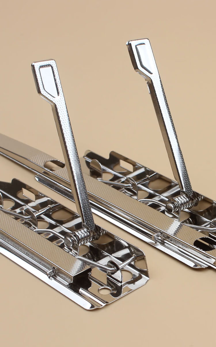 金属强力广告文件夹子强压夹4寸短夹8寸长铁夹子板夹文具五金配件5个4