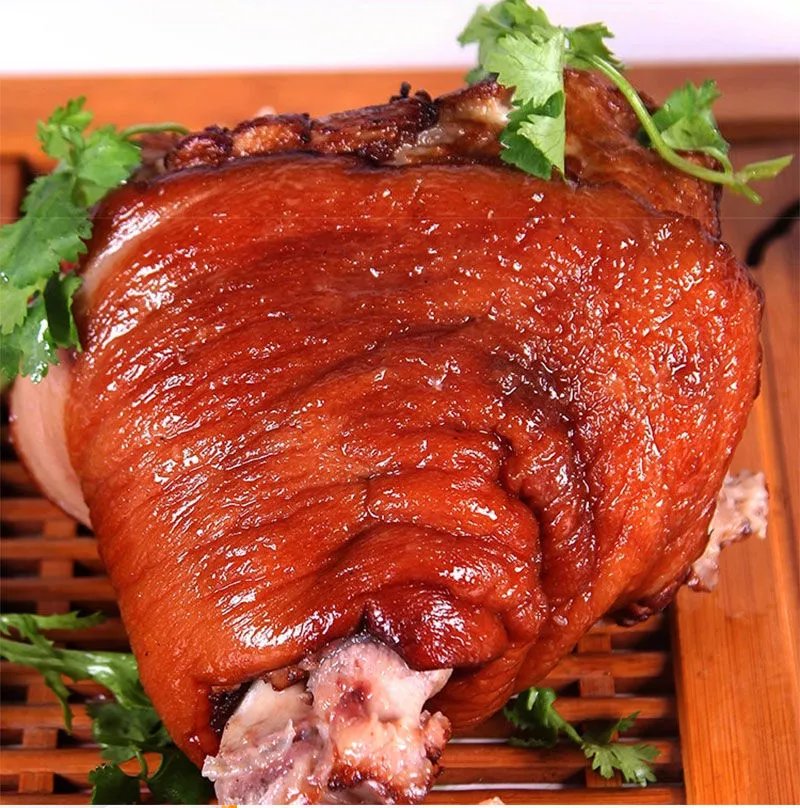 酱肘子猪肘五香卤味猪手无骨150克昌隆福记 无骨肘子肉150克【图片