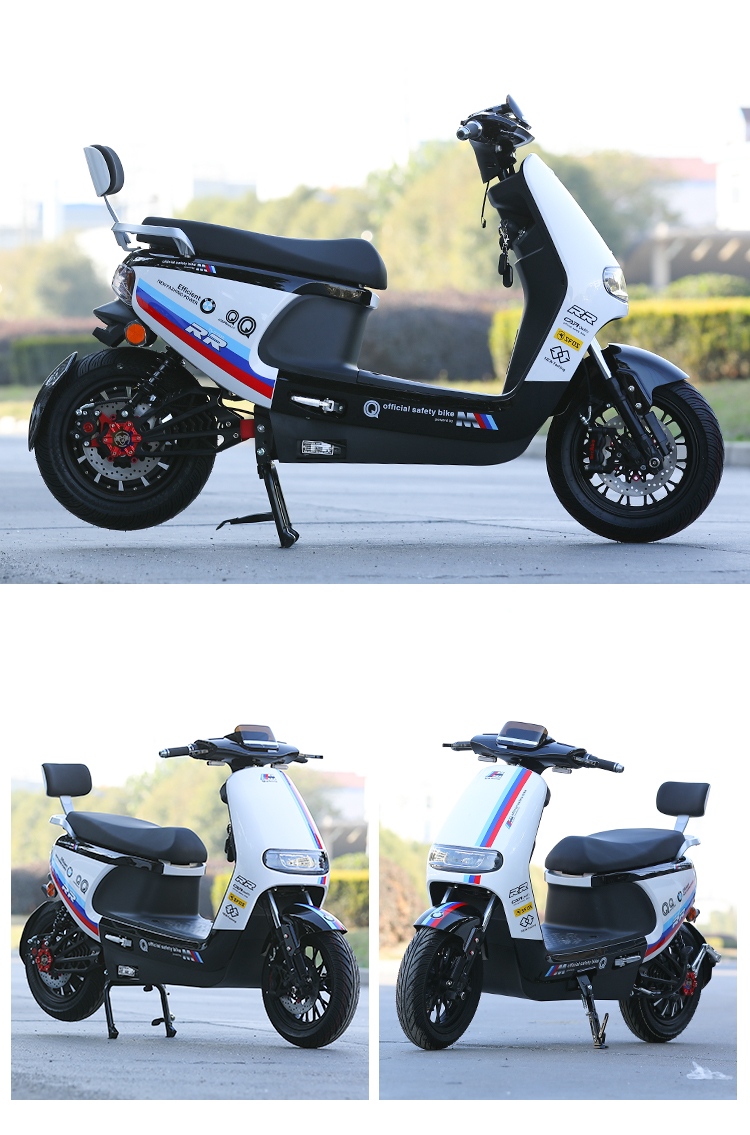 雅迪新日爱玛同款新款b09号电动摩托车爆改电摩高速72v电池长跑爬坡