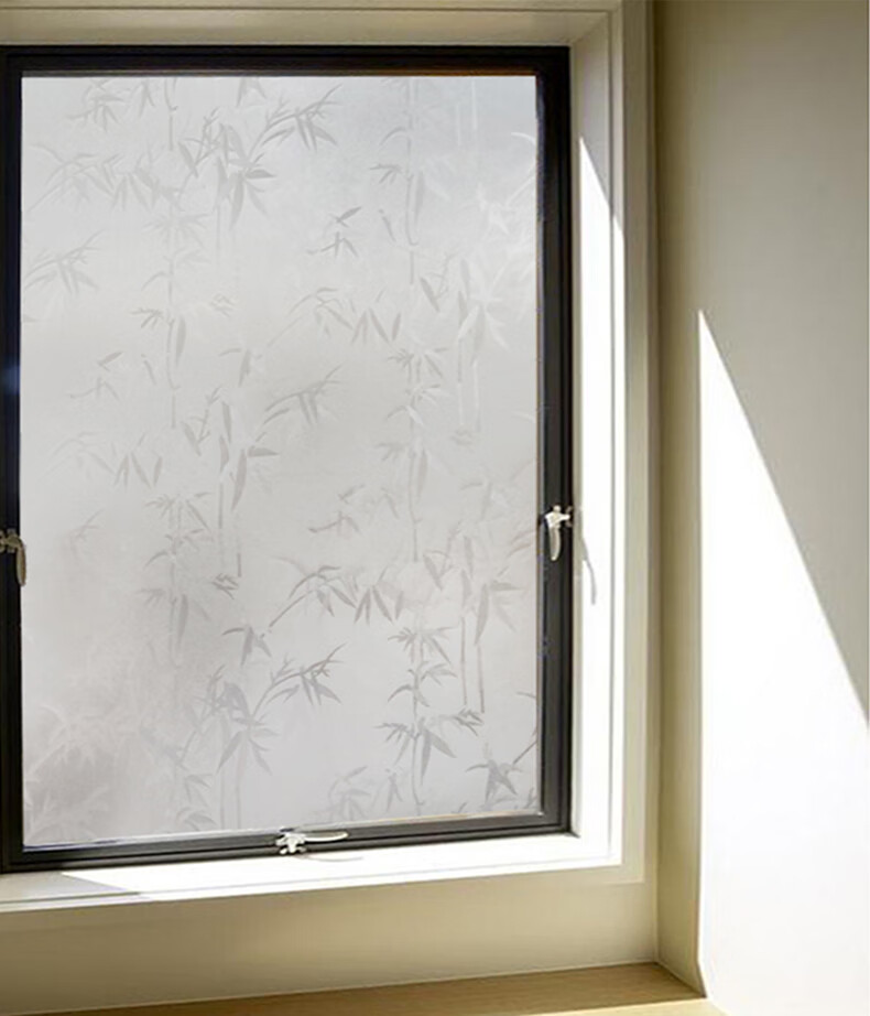 朴馥傲窗户贴膜磨砂玻璃自粘纸移门阳台透光不透明带胶防窥私密厕所