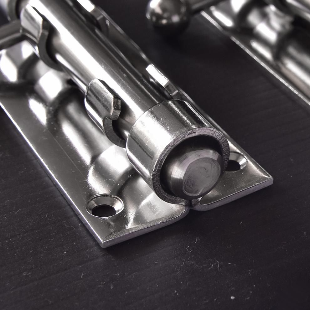 品质保障加大号加厚304不锈钢插销天地插大门栓门扣防盗老式明装左右