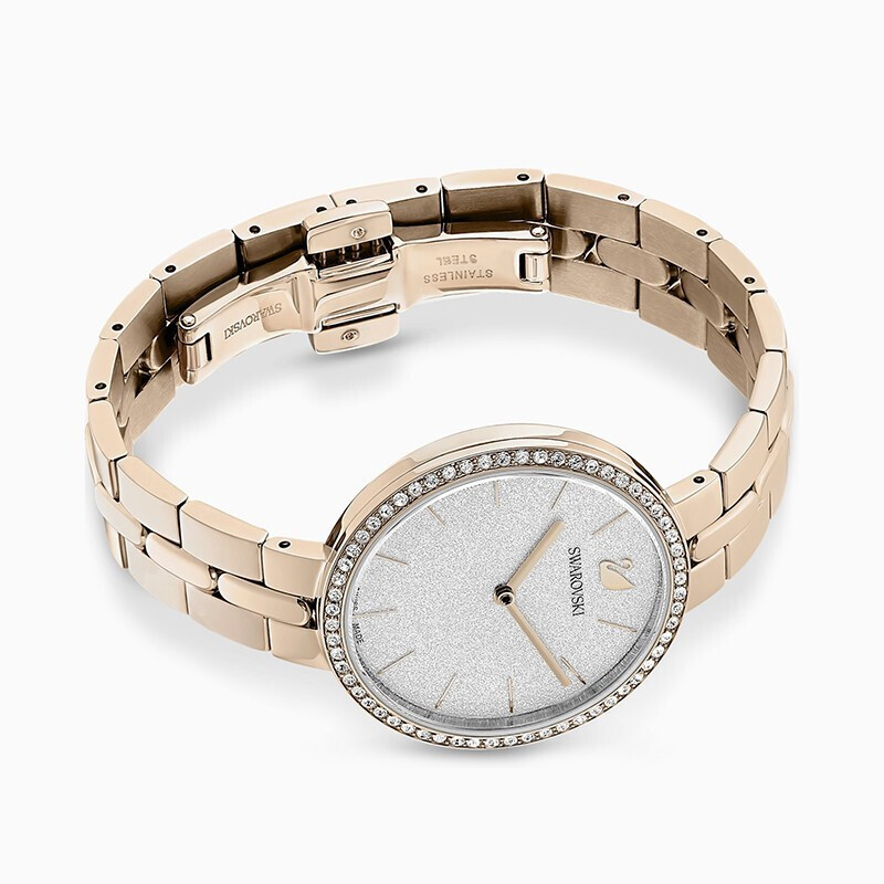 swarovski施华洛世奇cosmopolitan闪耀满天星女士腕表圆盘石英手表