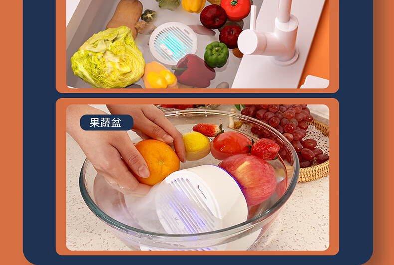 卫莱仕食材净化机德国洗菜机水果肉类蔬菜清洗机家用食材净化器去农残
