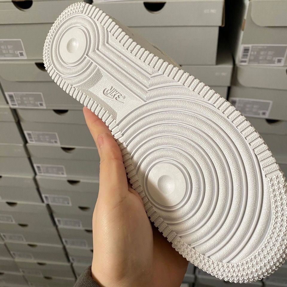 纯原af1空军一号纯白低帮男女同款小白鞋小麦休闲运动板鞋白荧光绿36