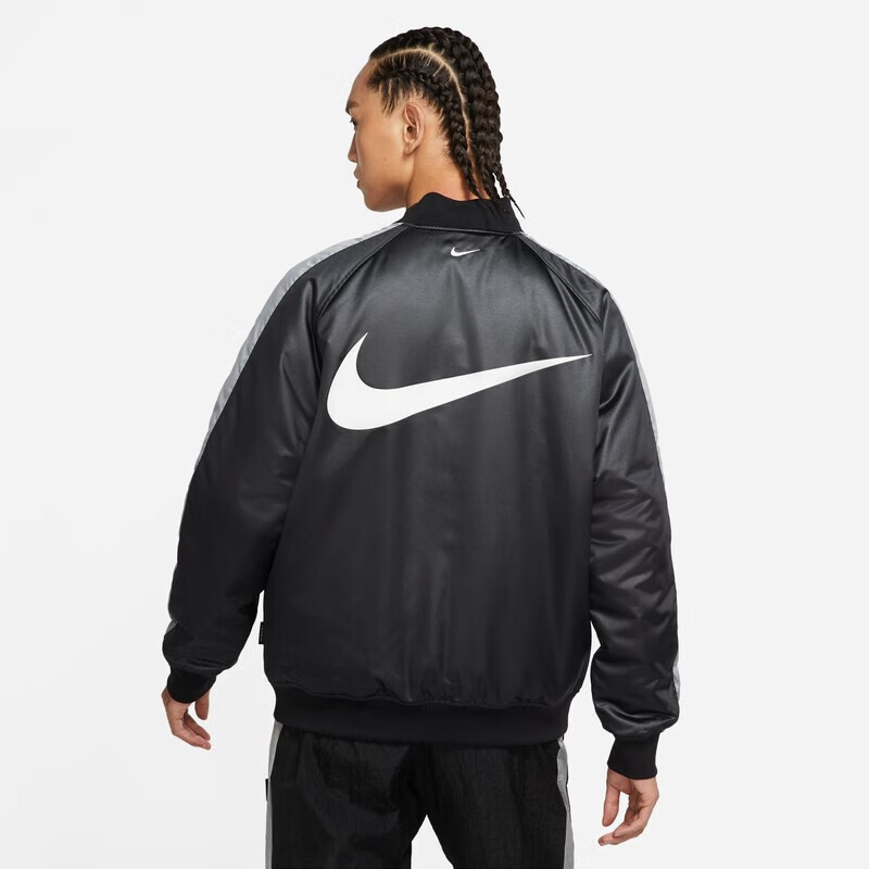 nike/耐克 swoosh 大勾子 男子双面穿运动棉服夹克外套潮牌百搭 do
