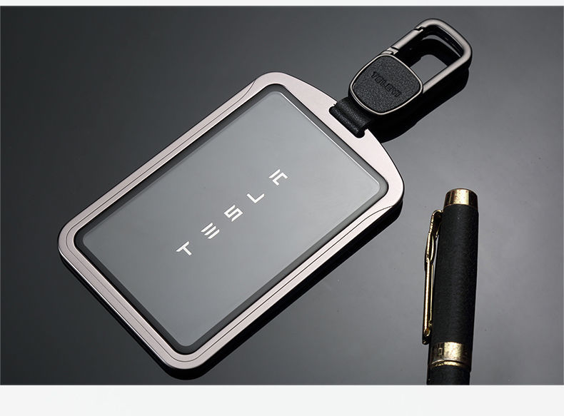 tesla特斯拉modely钥匙套专用model3卡片钥匙包壳扣汽车钥匙卡套改装