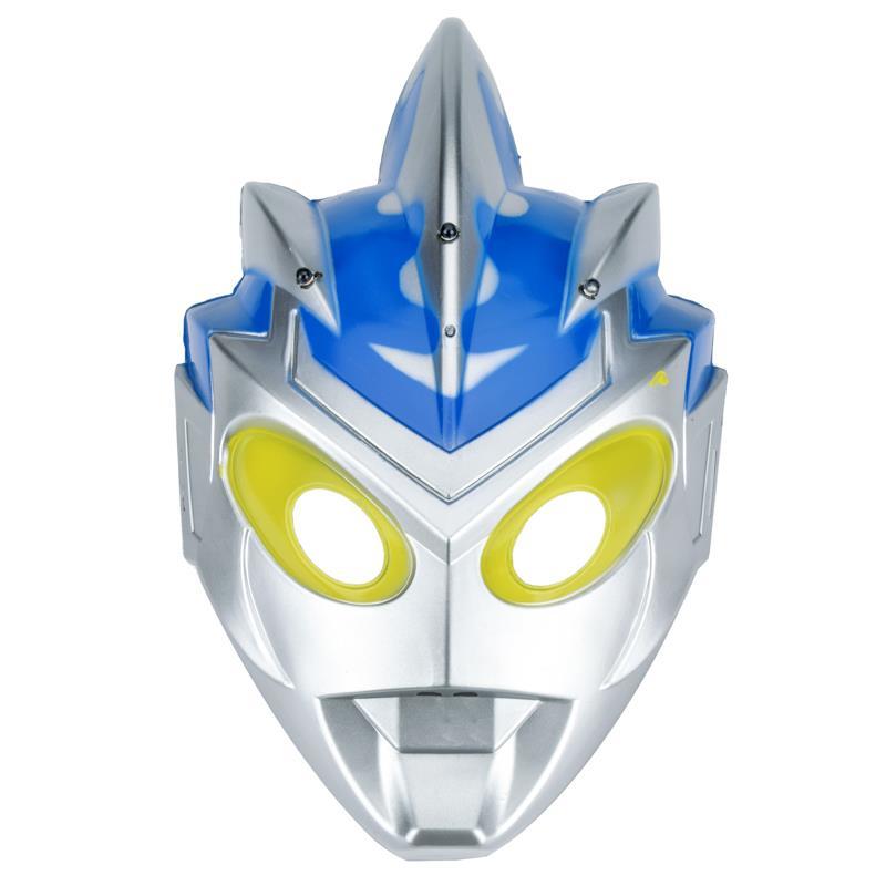 儿童表演卡通发光发声奥特曼面具赛罗欧布银河罗索男孩刀剑套装新 欧