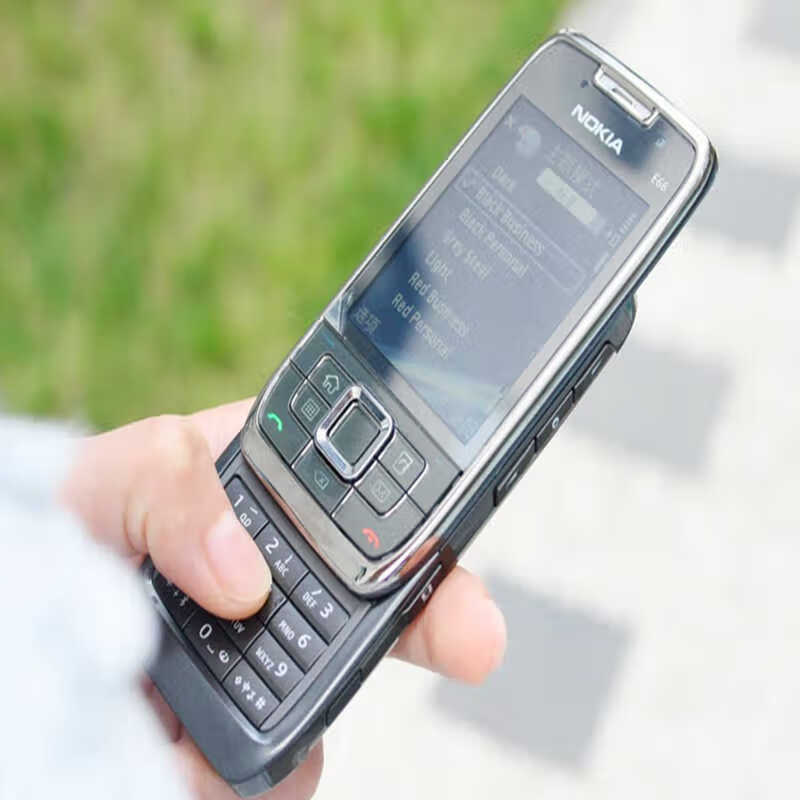 老款经典怀旧nokia/诺基亚e66经典怀旧滑盖智能wif摄像头学生 贝丰弘