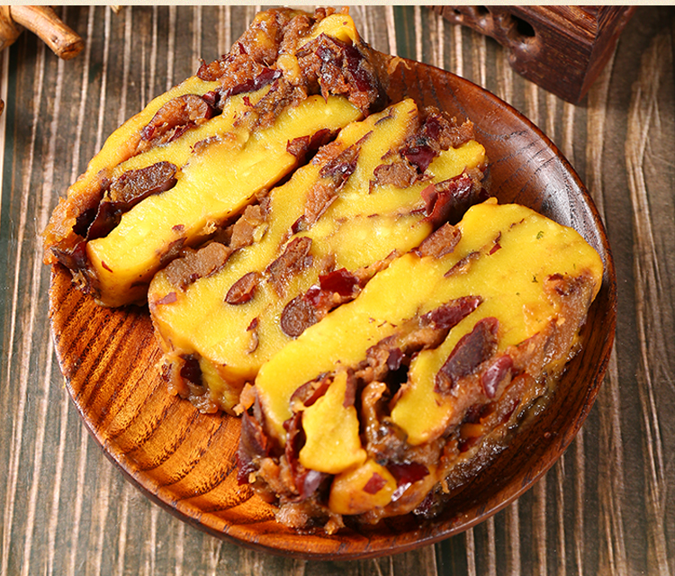 大黄米面年糕红枣切糕片山西特产枣糕粘豆包手工糯米黏糕现做500g