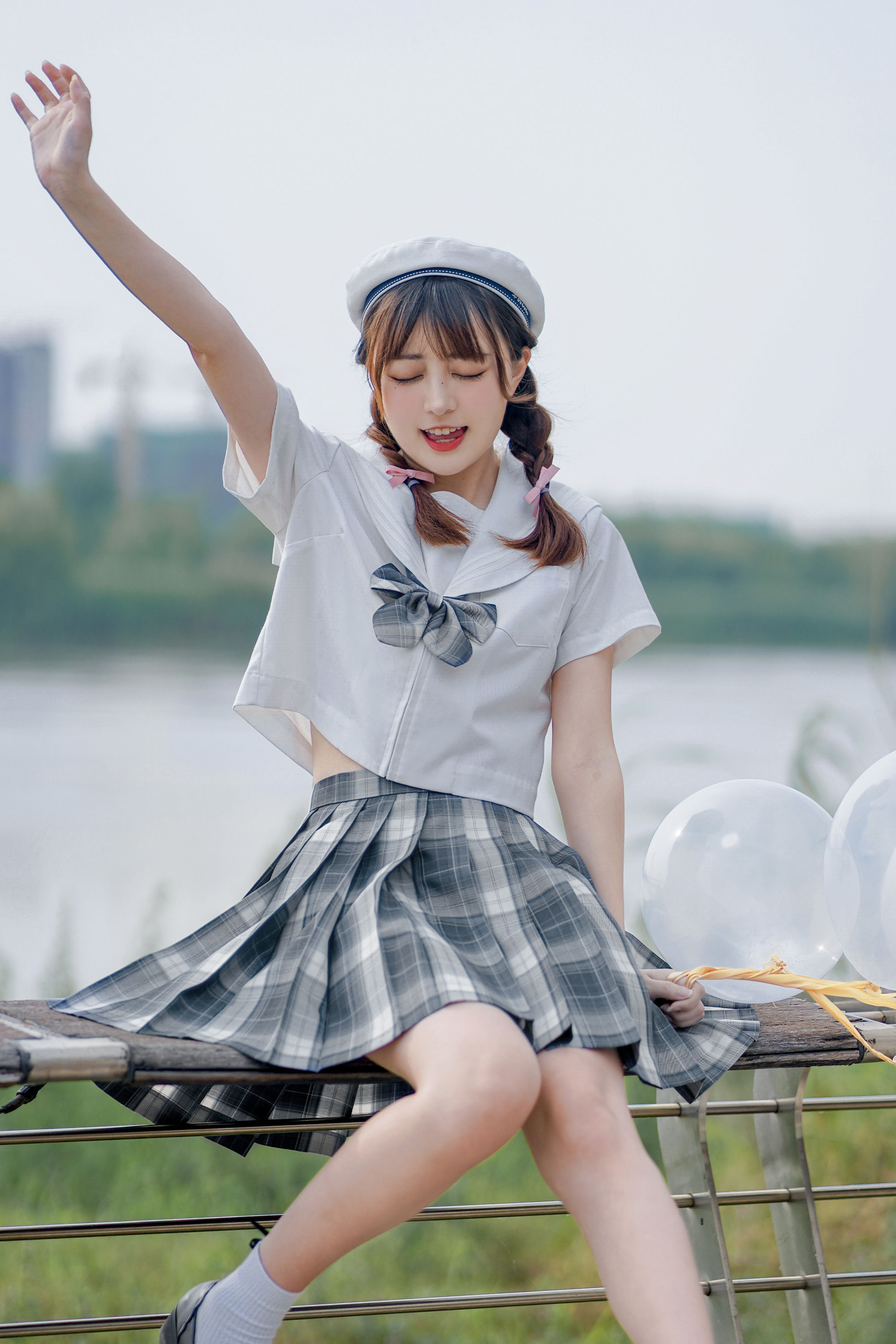 御茶家藏星入云原创jk制服银线格裙短裙春早春百搭现货48cm裙长s