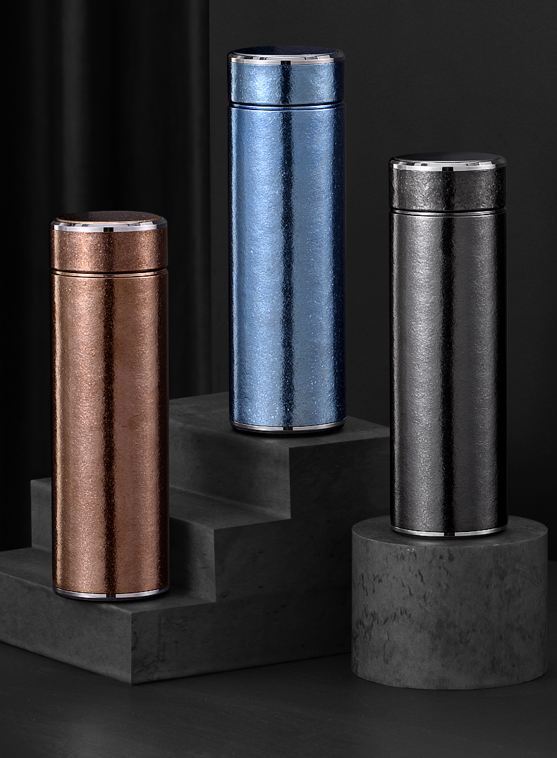 钛合金保温杯cathyladi纯钛合金保温杯男士泡茶杯刻字