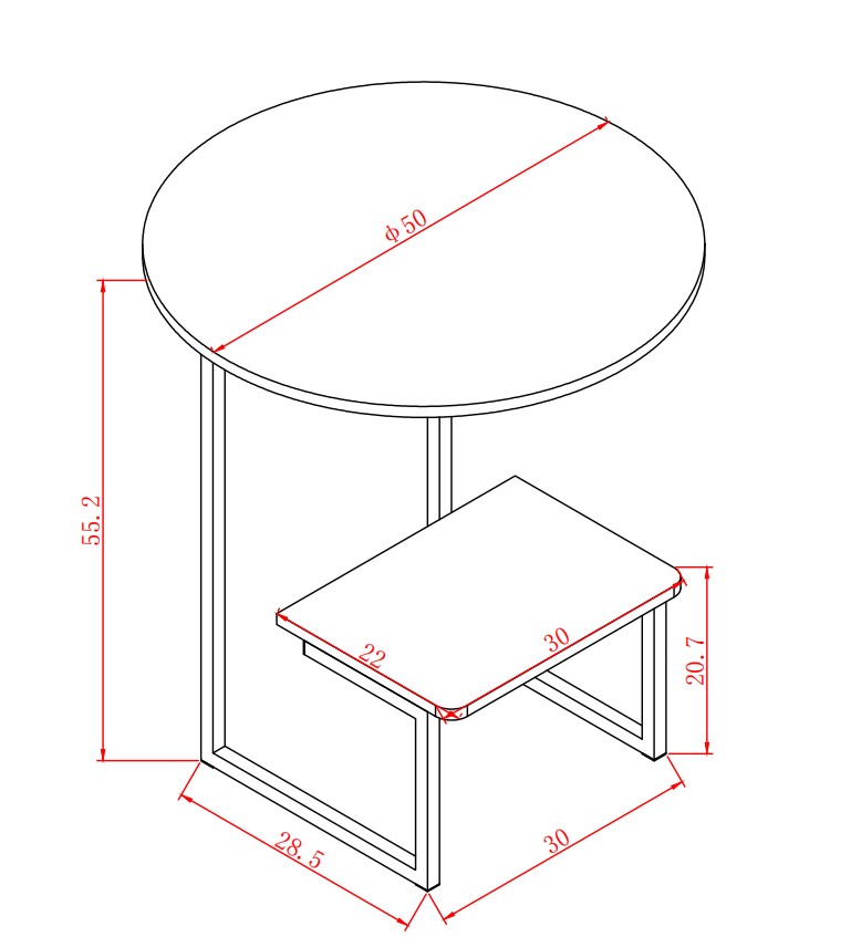 凡搭边几小茶几现代简约创意窄边柜轻奢角几收纳茶水架子迷你边桌原野