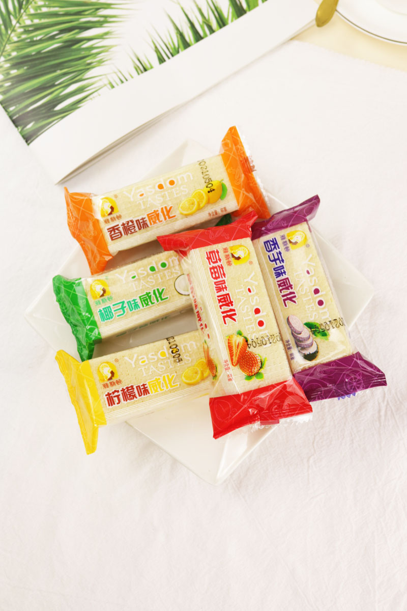 威化饼整箱散装8090后儿时老式怀旧小包零食饼干发批充饥夜宵威化250g