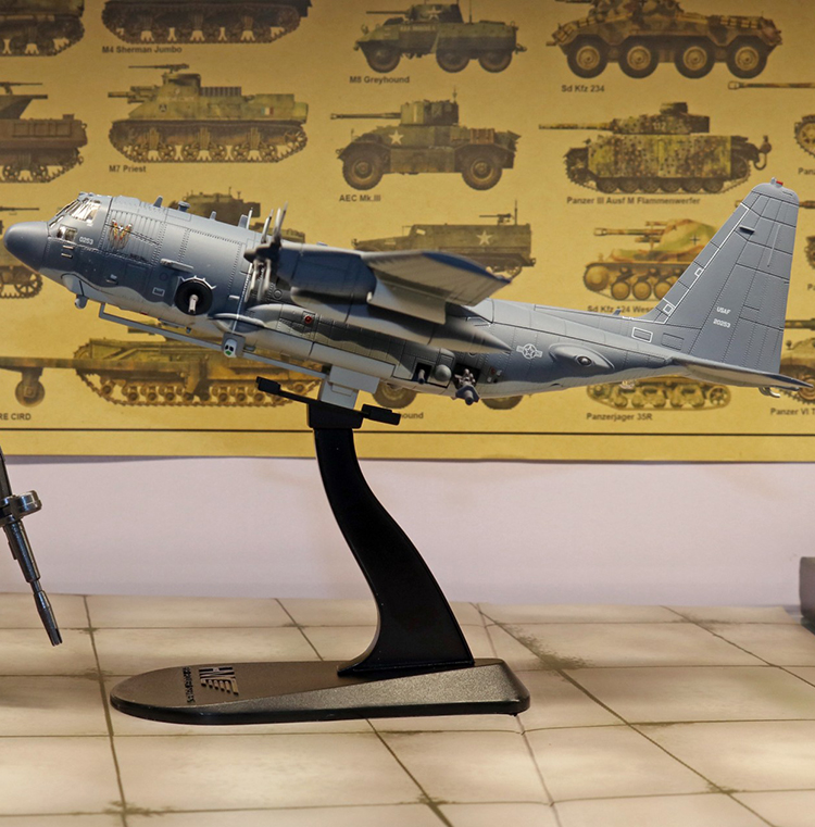 1144洛克希德ac130空中炮艇ac130u飞机模型合金摆件飞机