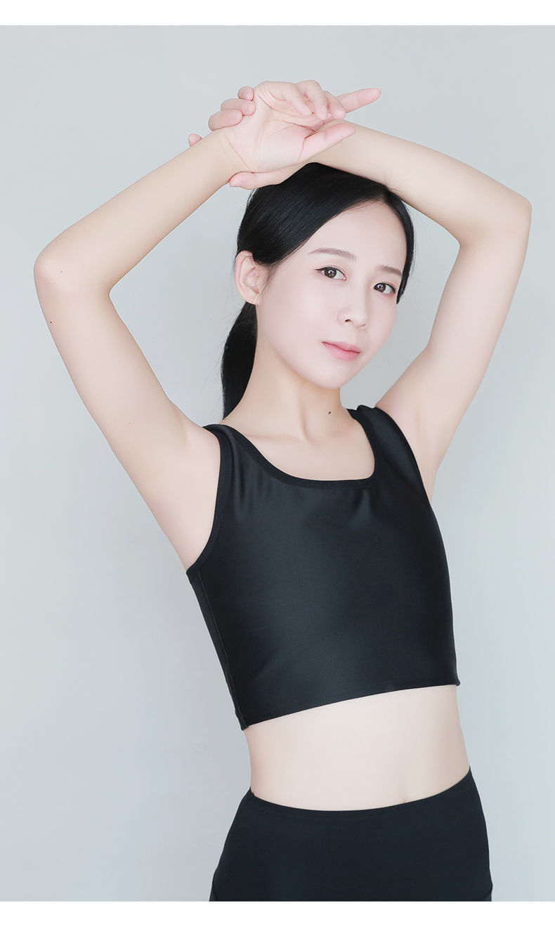 【好品质女士内衣】帅t束胸超平学生天内衣缩胸绷带内衣女收胸背心大