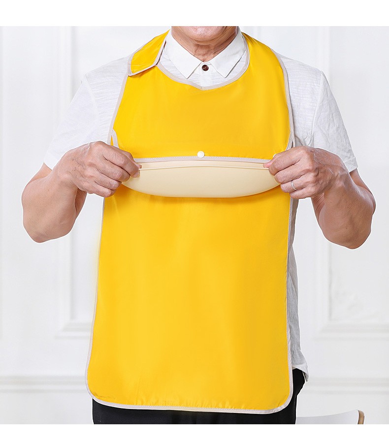 老年人围嘴老人吃饭用的围兜成人防水大人专用流口水兜兜食饭兜都老人
