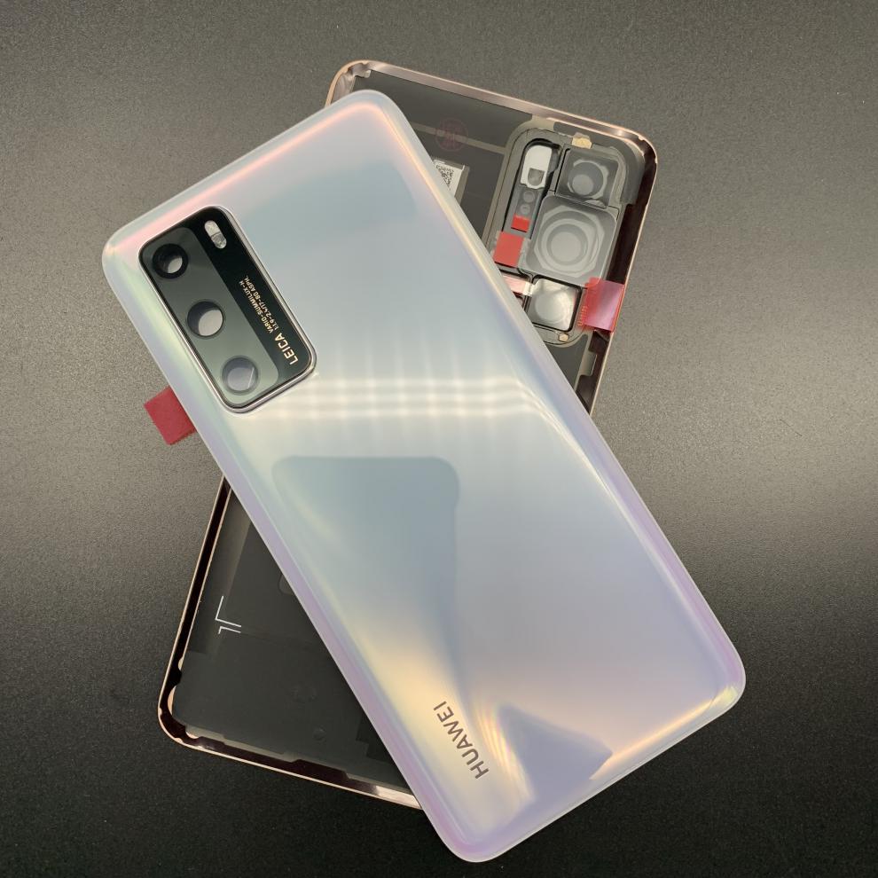 适用适用华为p40原装玻璃后盖p40pro手机纯原后壳原厂电池盖背屏外壳