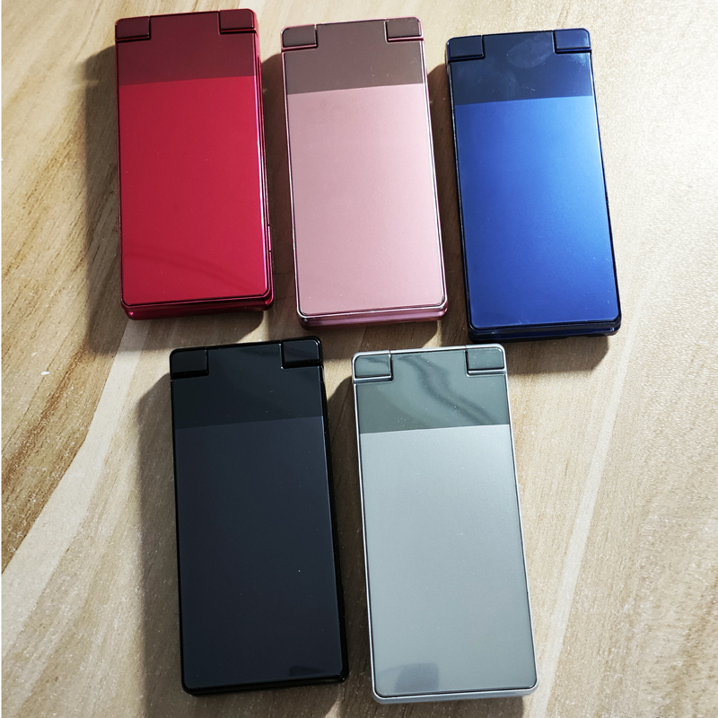 aquos 夏普 日式sharp 501sh戒网瘾学生翻盖折叠双屏安卓智能手机 黑