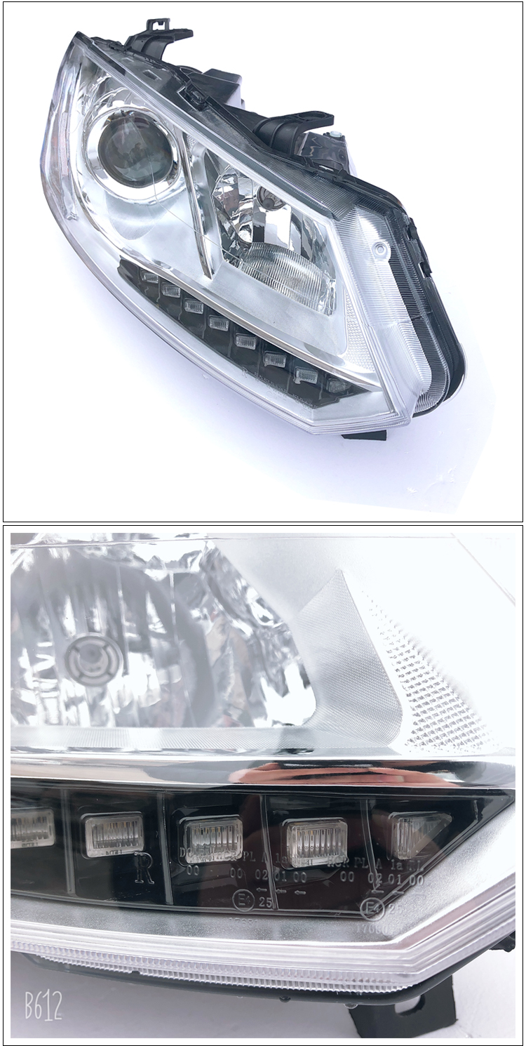 适用于众泰t600前大灯总成低配高配众泰t600大灯总成转向灯远光灯 低