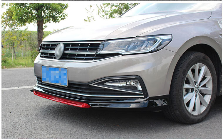 专用于大众19款新宝来改装运动前铲 20款宝来改装前唇防撞 装饰 前唇