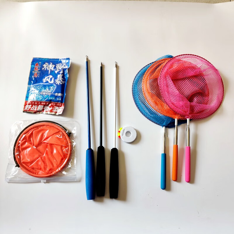 钓小龙虾工具钓鱼儿童玩具鱼竿成人钓鱼套装钓虾钓小龙虾河虾螃蟹工具