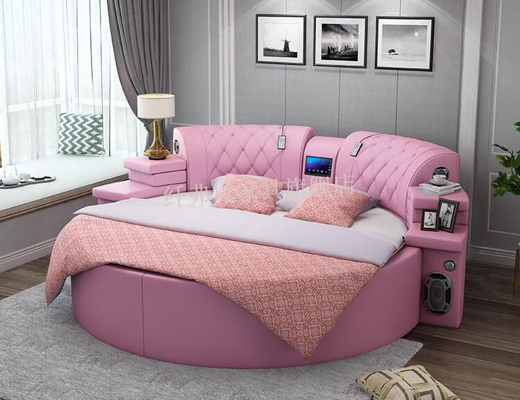 纤弗岚(qianfulan) 圆床情趣床 情趣床夫妻电动大圆床情侣床震动双纤