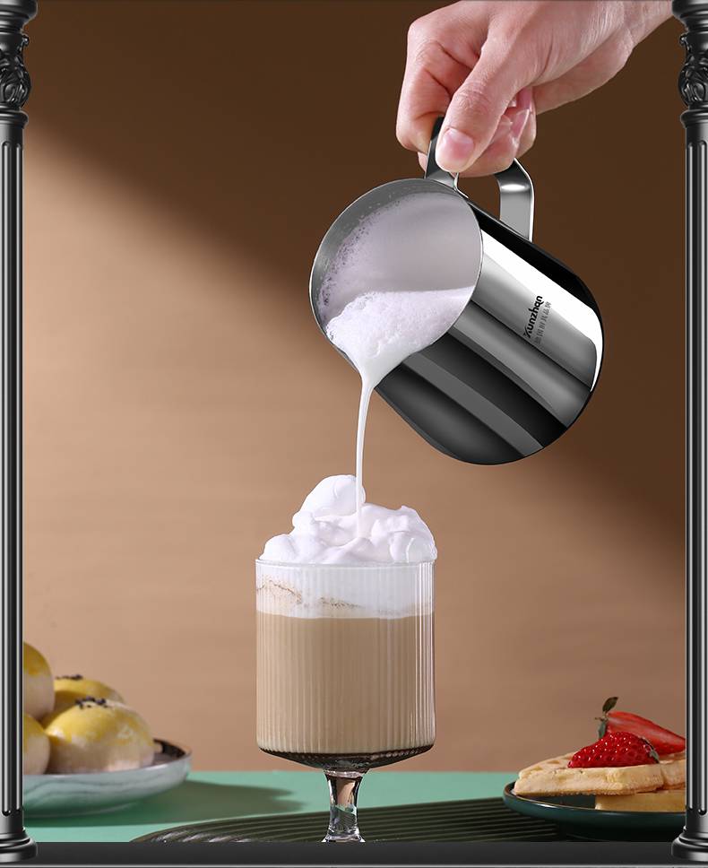 法压壶打奶泡 牛奶打泡器咖啡搅拌器电动奶泡器奶泡机家用拉花打奶器