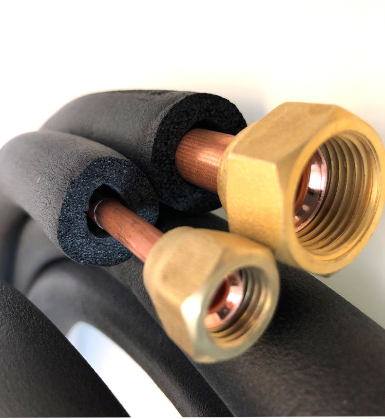 空调铜铝管连接管成品空调管子通用加长加厚1p15p3匹3米带保温棉嘉际